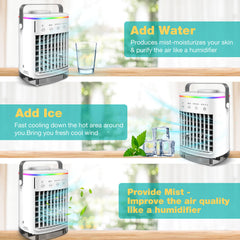 Plovera 4-Speed Portable Air Cooler Fan