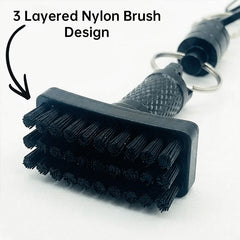 Plovera Magnetic Golf Brush with Groove Cleaner