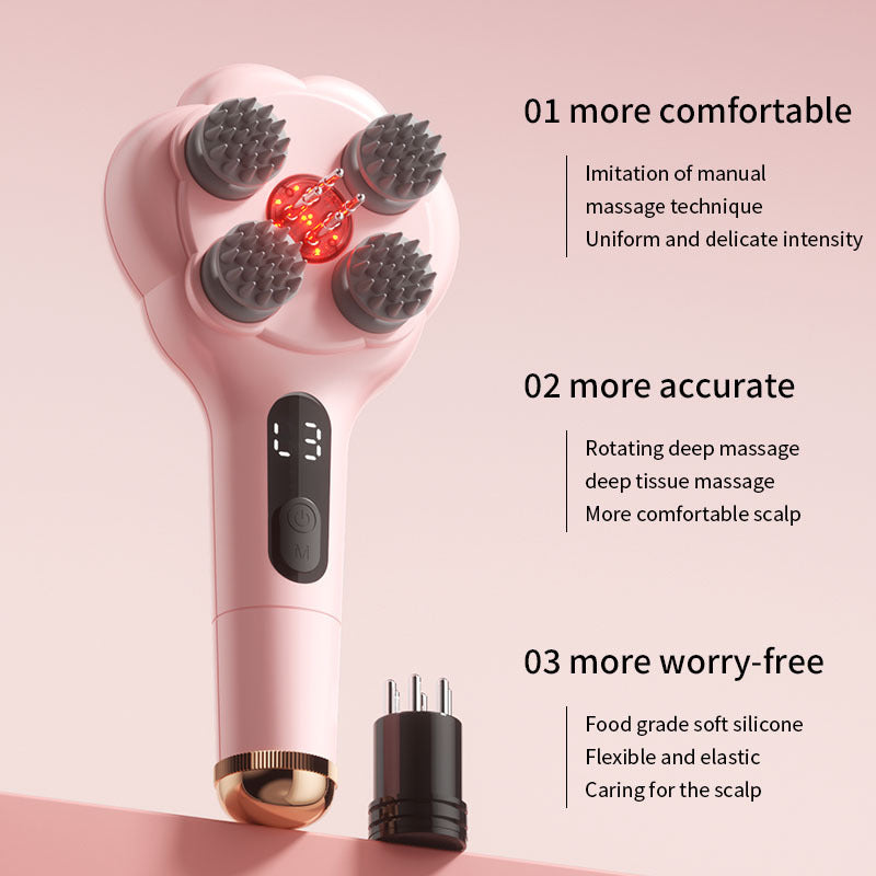 Plovera Paw Shape Massage Grooming Comb