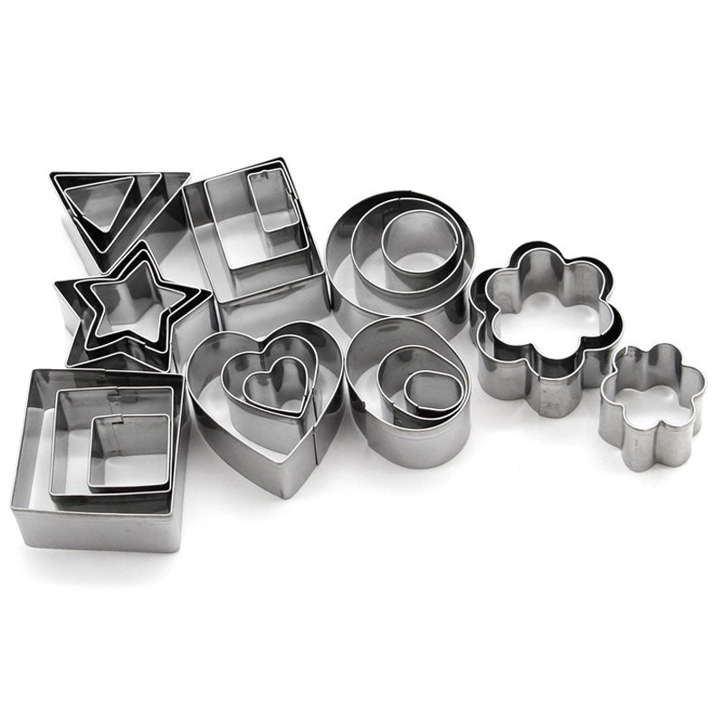 Plovera Stainless Steel Cookie Cutter Set