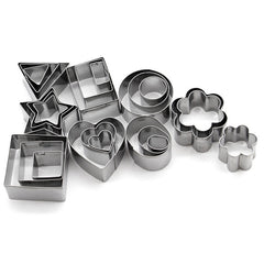 Plovera Stainless Steel Cookie Cutter Set