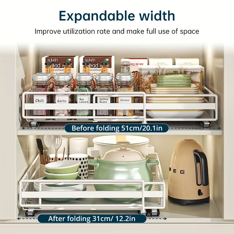Plovera No Drill Pull Out Spice Rack