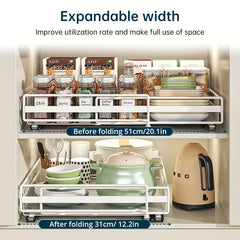 Plovera No Drill Pull Out Spice Rack