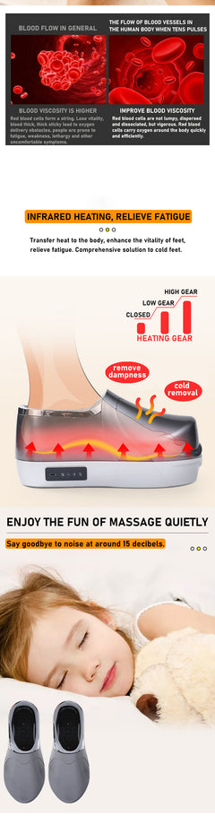 Plovera Multifunctional Heated Massage Shoes