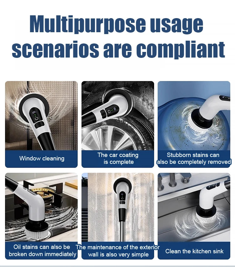 Plovera Cordless Electric Spin Scrubber