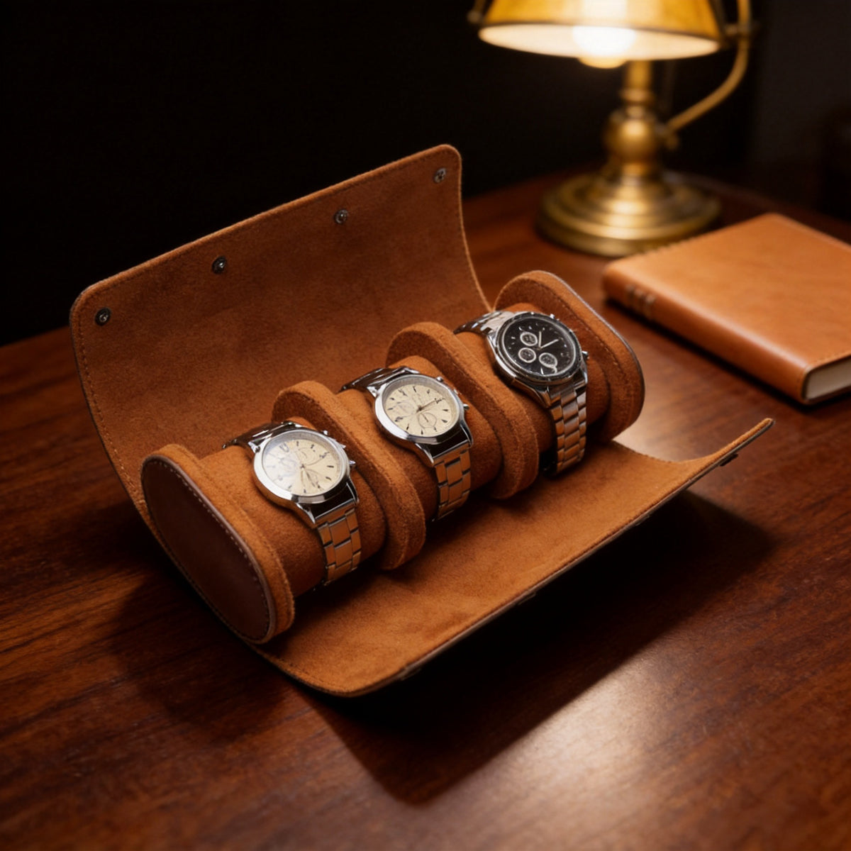Plovera PU Leather Watch Storage Box