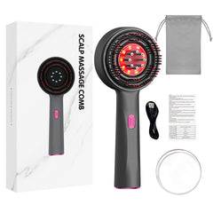 Plovera Electric Red Light Scalp Massage Comb