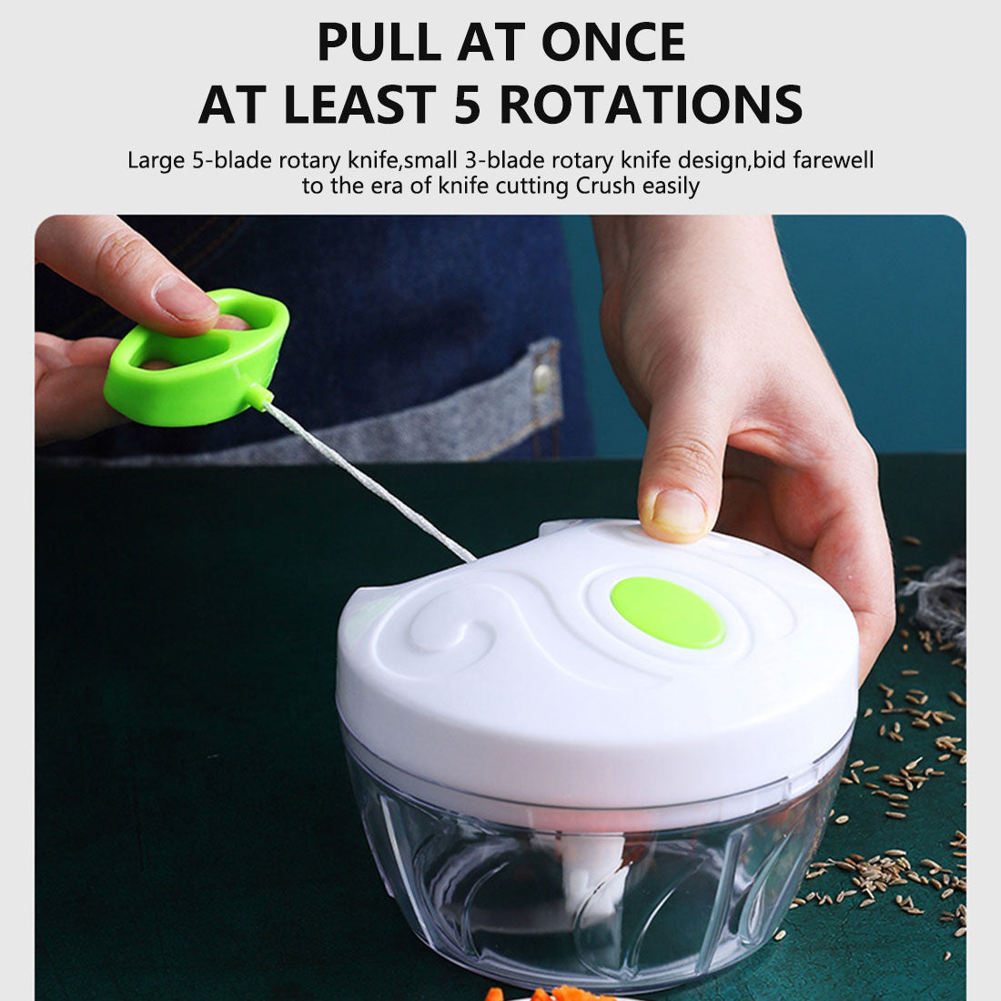 Plovera Manual Garlic Press & Vegetable Cutter