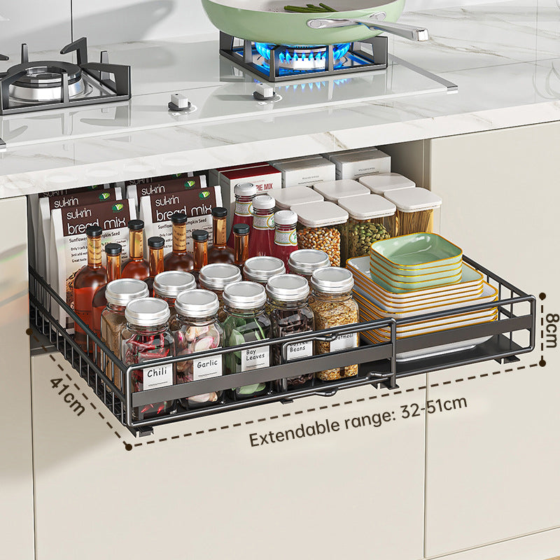 Plovera No Drill Pull Out Spice Rack