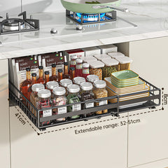 Plovera No Drill Pull Out Spice Rack