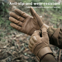 Plovera Men’s Full-Finger Tactical Gloves