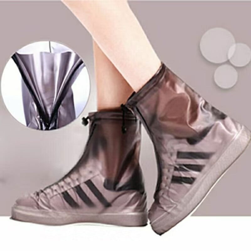 Plovera Waterproof PVC Zipper Shoe Covers