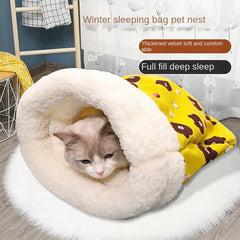 Plovera Semi-Enclosed Winter Pet Tunnel Bed
