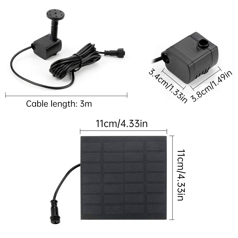 Plovera Solar Mini Fountain Pump