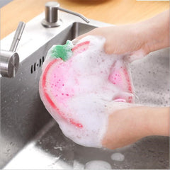 Plovera Thickened Fruit Kitchen Cleaning Sponge