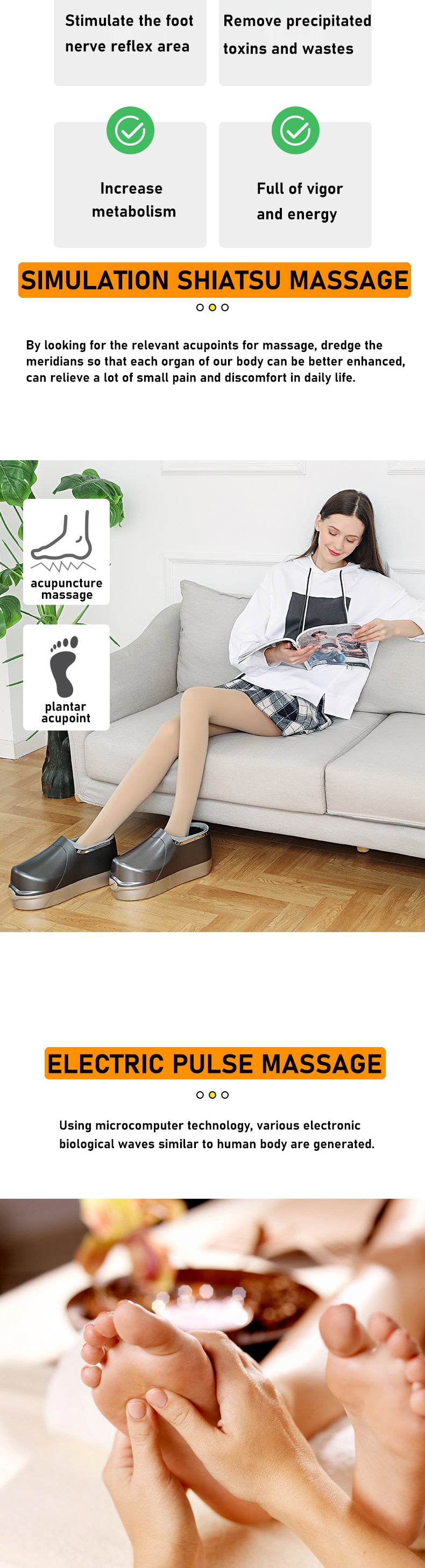 Plovera Multifunctional Heated Massage Shoes