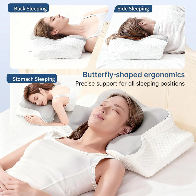 Plovera Cooling Contour Memory Foam Pillow