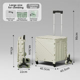 Plovera Folding Utility Cart with Lid