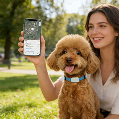 Plovera Real-Time GPS Pet Tracker Collar