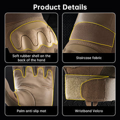 Plovera Men’s Full-Finger Tactical Gloves