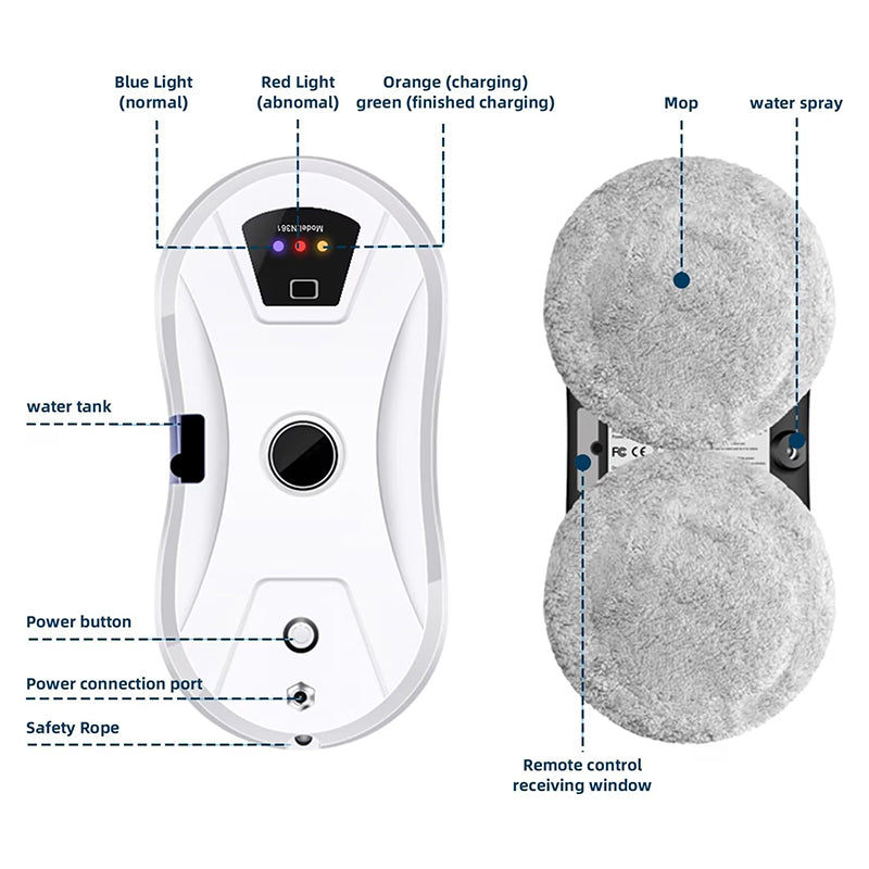 Plovera Smart Window Cleaning Robot