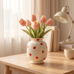 Plovera Hand-Painted Ceramic Vase
