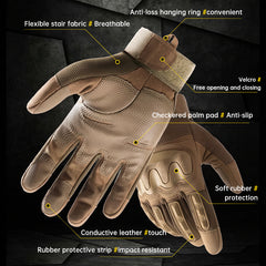 Plovera Men’s Full-Finger Tactical Gloves