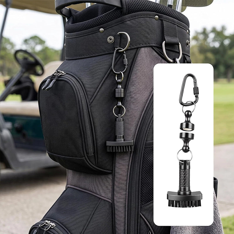 Plovera Magnetic Golf Brush with Groove Cleaner