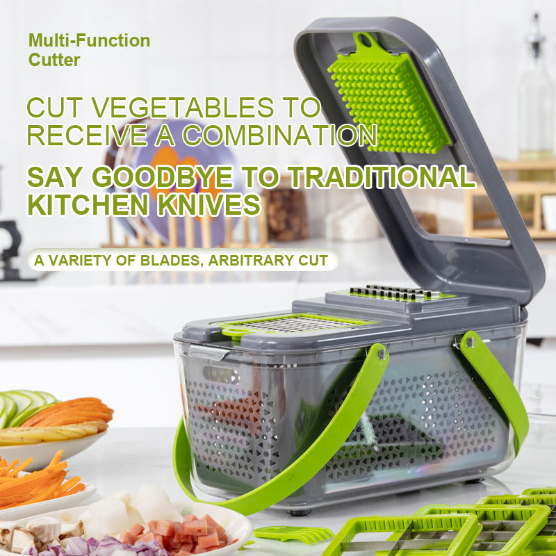 Plovera 22-Piece Multifunctional Kitchen Chopper