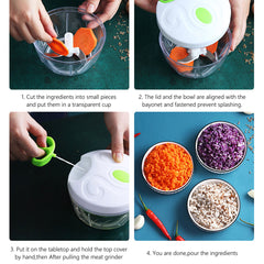 Plovera Manual Garlic Press & Vegetable Cutter