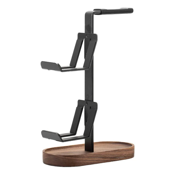 Plovera Walnut Headphone & Controller Stand