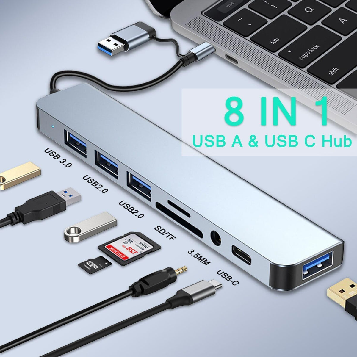 Plovera USB 3.0 Multi-Port Docking Station