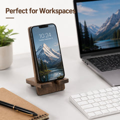 Plovera Teak Wood Phone Stand