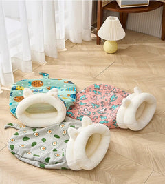 Plovera Semi-Enclosed Winter Pet Tunnel Bed