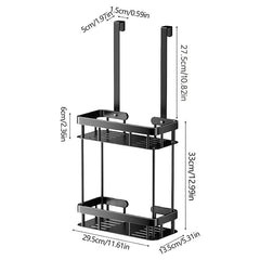 Plovera 2-Tier Over Door Shower Caddy