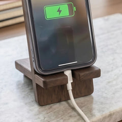 Plovera Teak Wood Phone Stand