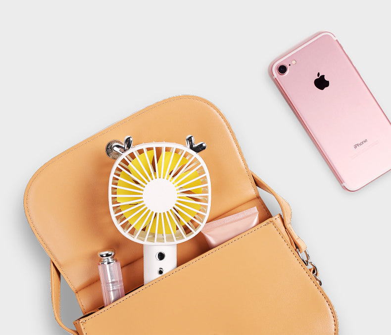 Plovera Cute Handheld Mini USB Fan