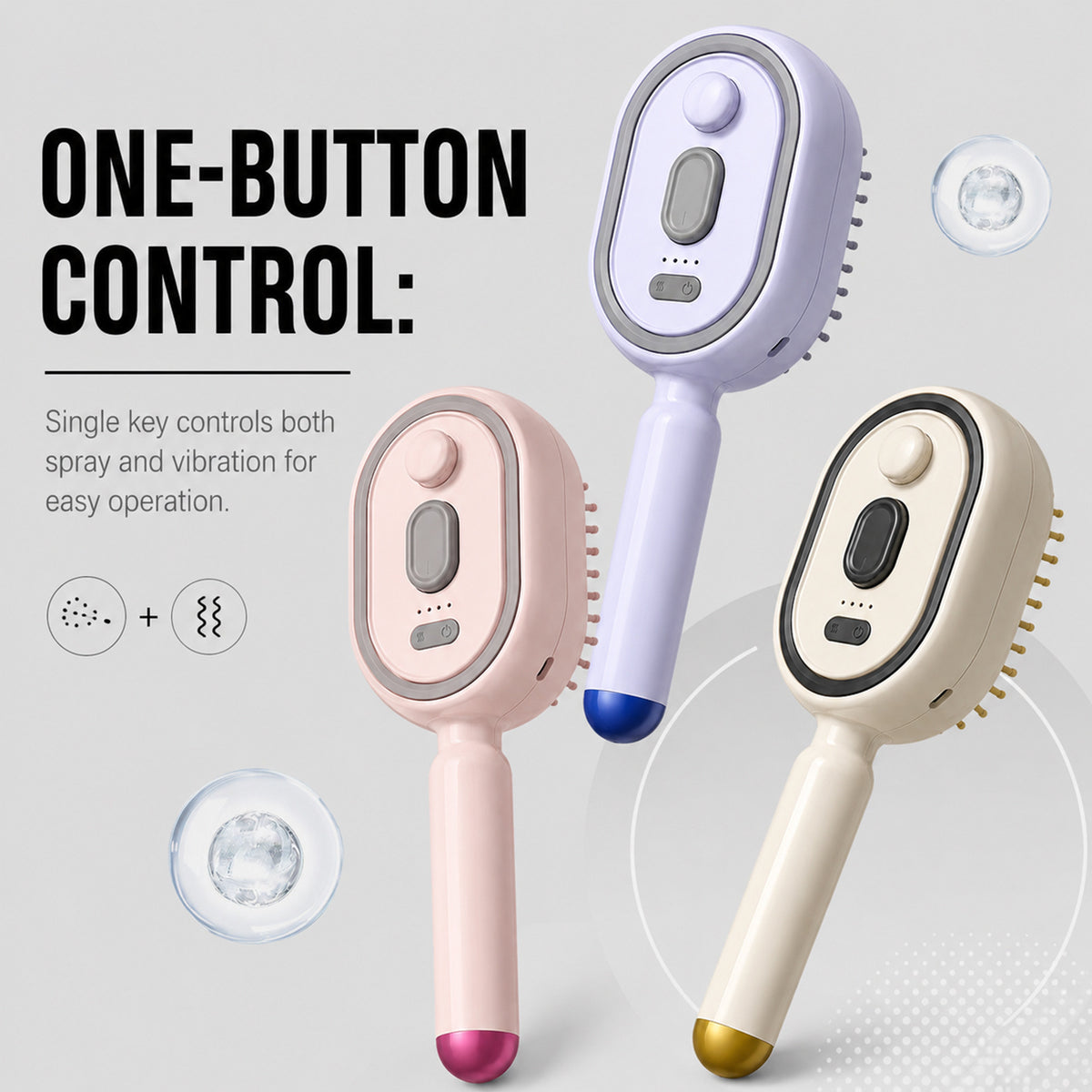 Plovera Electric Spray Air Bag Massage Comb