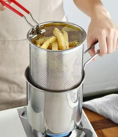 Plovera Stainless Steel Household Fryer Pot