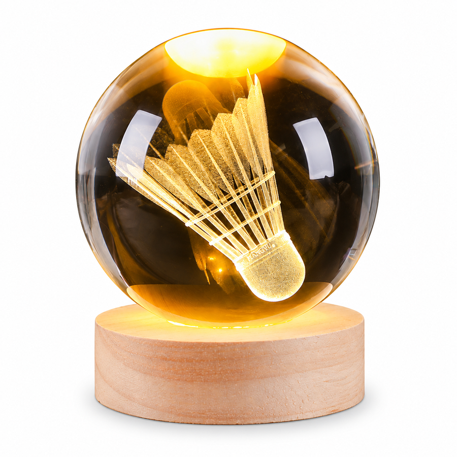 Plovera 3D Crystal Ball Night Light