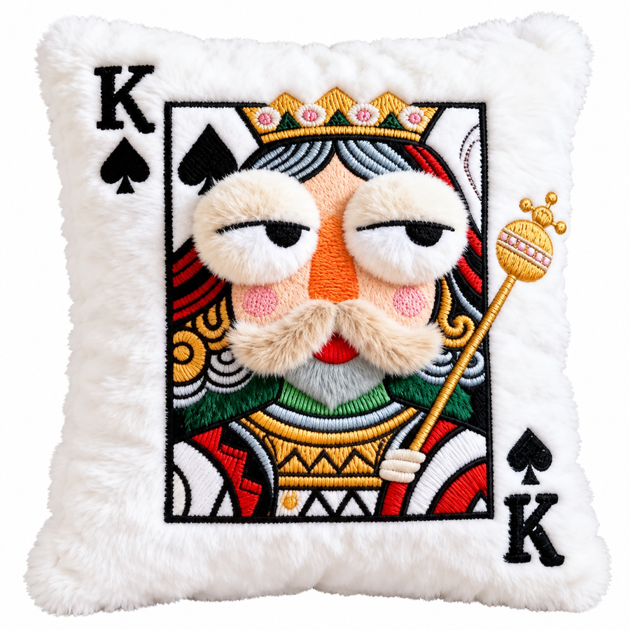 Cartoon Big Eyes Throw Pillow