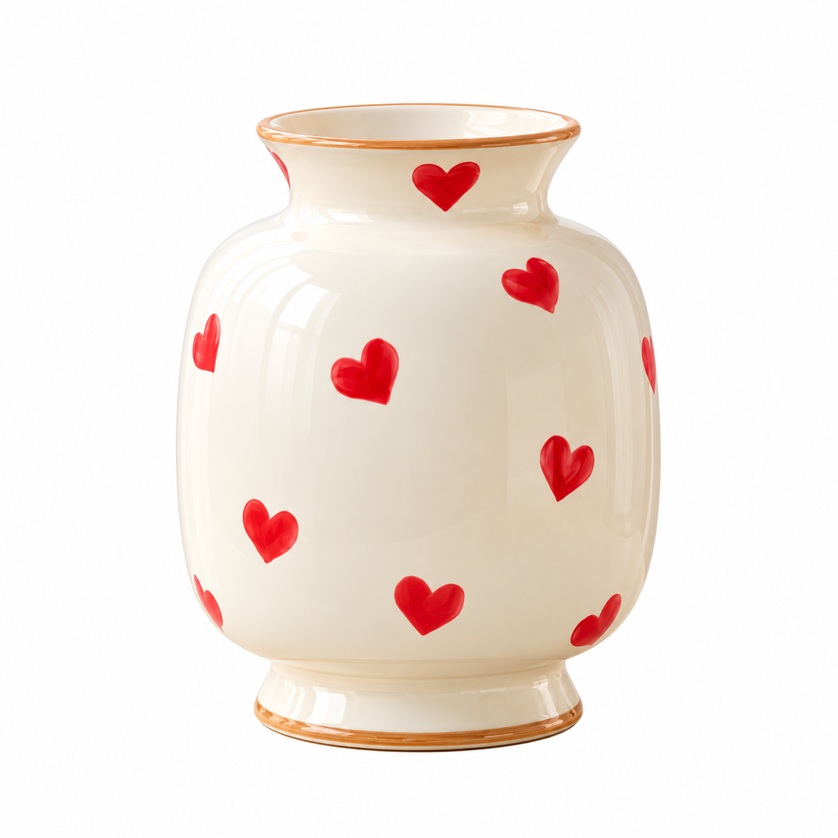 Plovera Hand-Painted Ceramic Vase