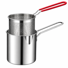 Plovera Stainless Steel Household Fryer Pot