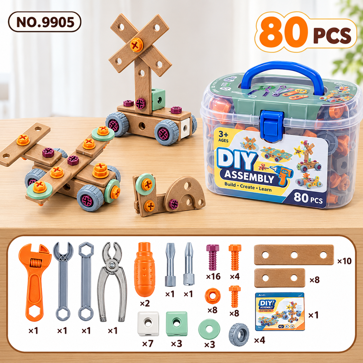Plovera Kids DIY Electrician Tool Set