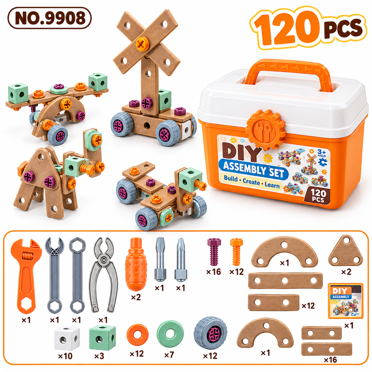 Plovera Kids DIY Electrician Tool Set