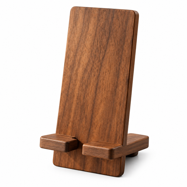 Plovera Teak Wood Phone Stand