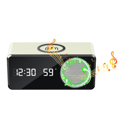 Plovera Wireless Charging Bluetooth Clock Speaker