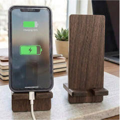 Plovera Teak Wood Phone Stand