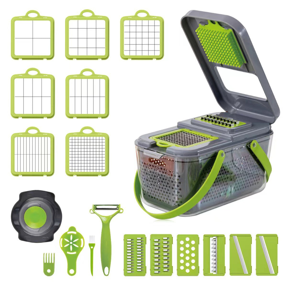 Plovera 22-Piece Multifunctional Kitchen Chopper
