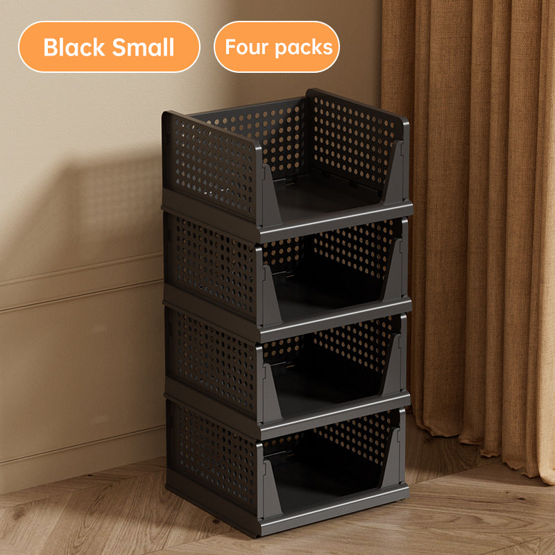 Plovera 4-Pack Foldable Closet Organizer Bins